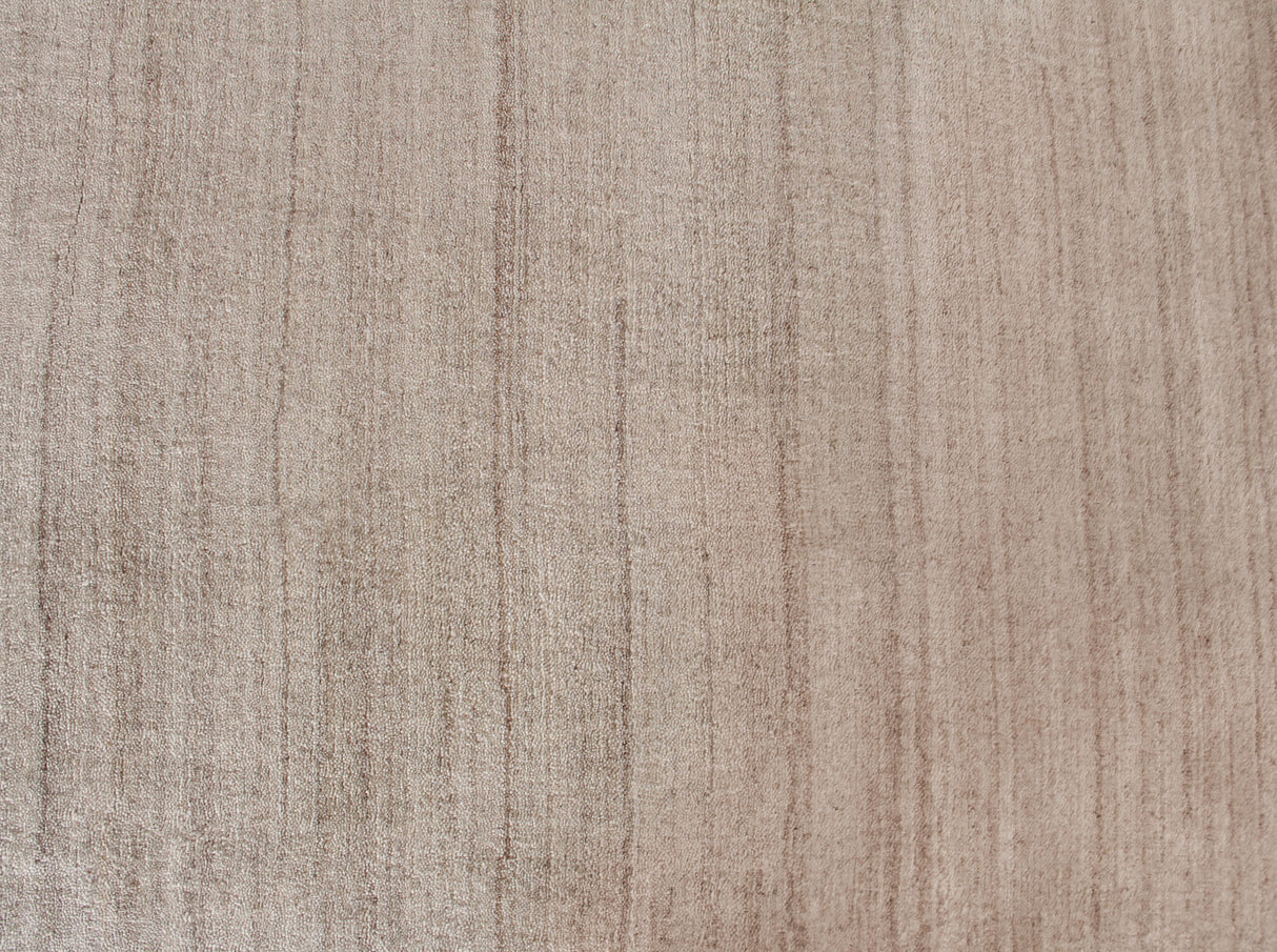 Exquisite Rugs Sanctuary Hand Loomed Bamboo Silk/Wool in 9962 Dark Tan 14' x 18' Area Rug