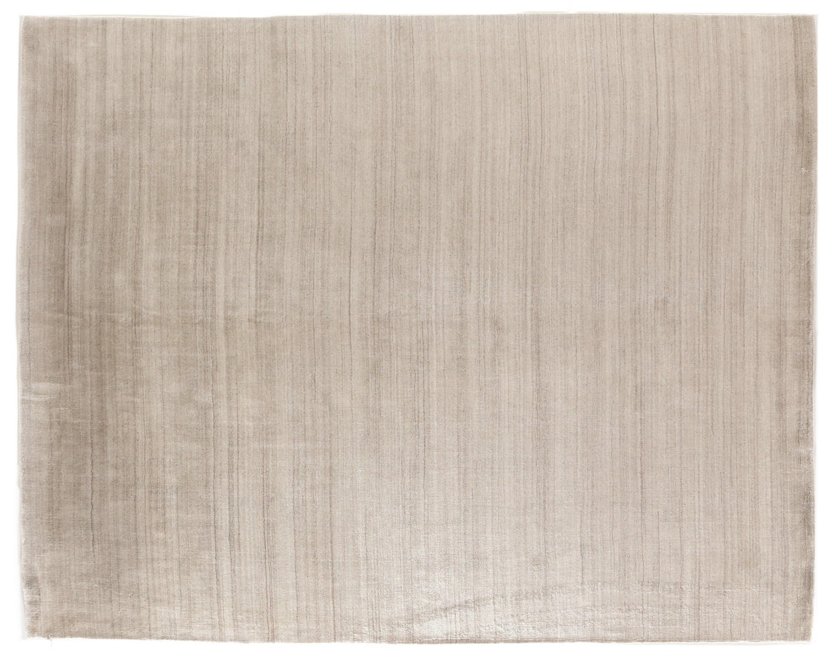 Exquisite Rugs Sanctuary Hand Loomed Bamboo Silk/Wool in 9962 Dark Tan 2' x 3' Area Rug