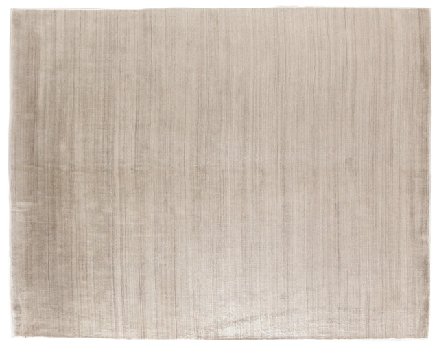 Exquisite Rugs Sanctuary Hand Loomed Bamboo Silk/Wool in 9962 Dark Tan 2' x 3' Area Rug