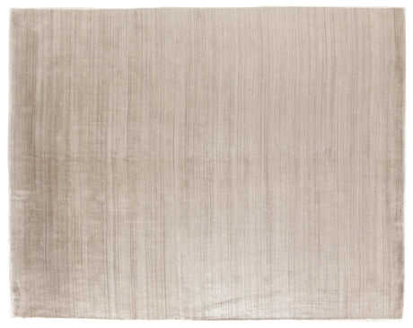 Exquisite Rugs Sanctuary Hand Loomed Bamboo Silk/Wool in 9962 Dark Tan 9' x 12' Area Rug