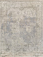 Exquisite Rugs Antique Weave Bamboo Hand Knotted Bamboo Silk in 9980 Silver 6' x 9' Area Rug