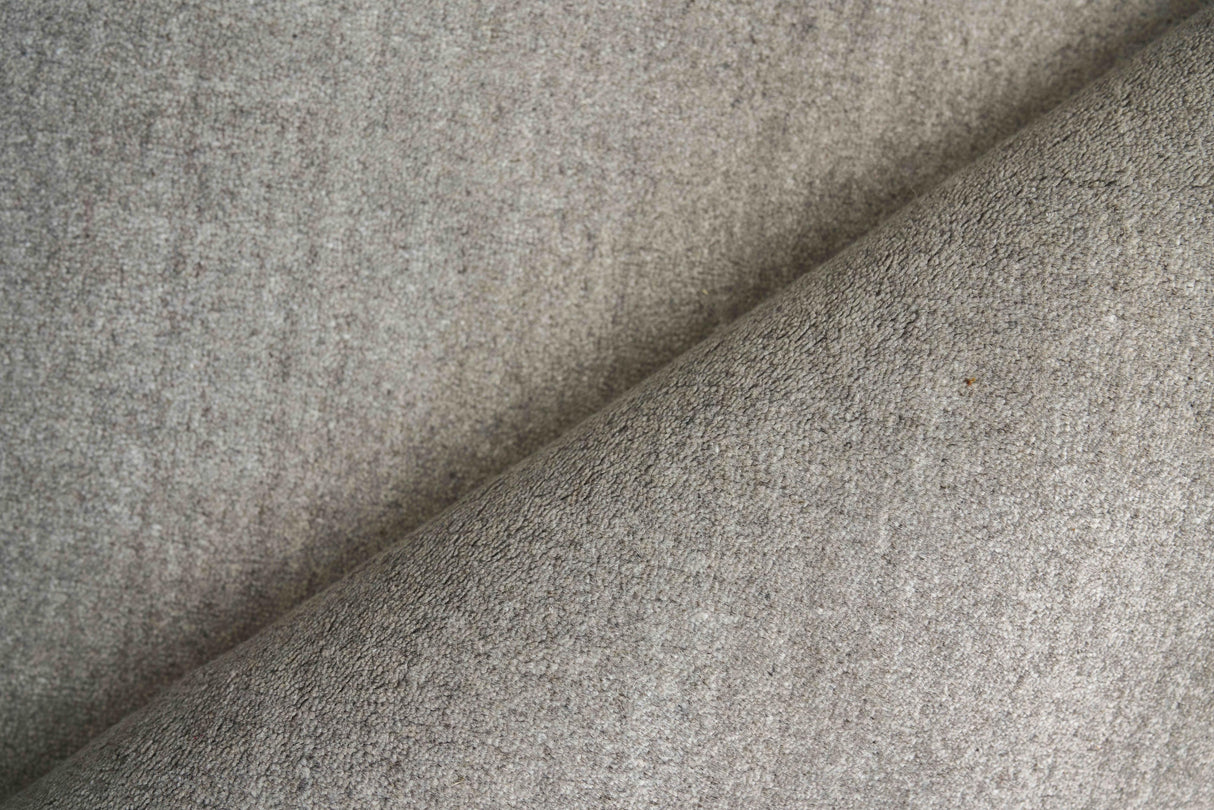 Exquisite Rugs Sanctuary Hand-loomed Bamboo Silk/Wool 9993 Dark Taupe 2' x 3' Area Rug