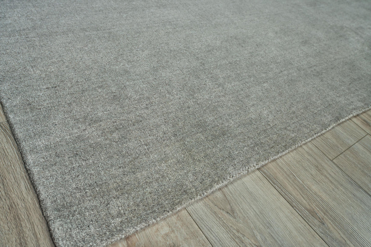 Exquisite Rugs Sanctuary Hand-loomed Bamboo Silk/Wool 9992 Brown 3' x 2' Area Rug