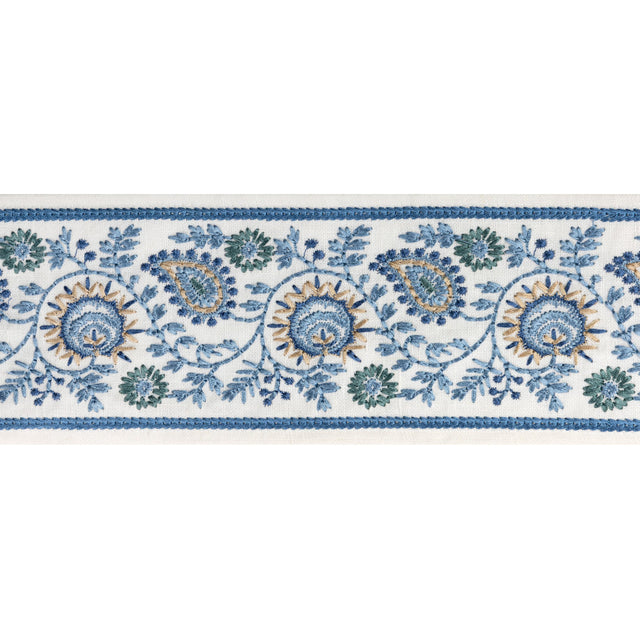 Lee Jofa BREMHILL EMB TAPE BLUE Trim