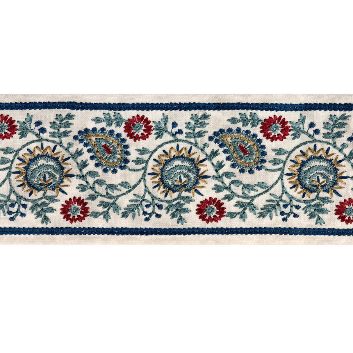 Lee Jofa BREMHILL EMB TAPE NAVY Trim