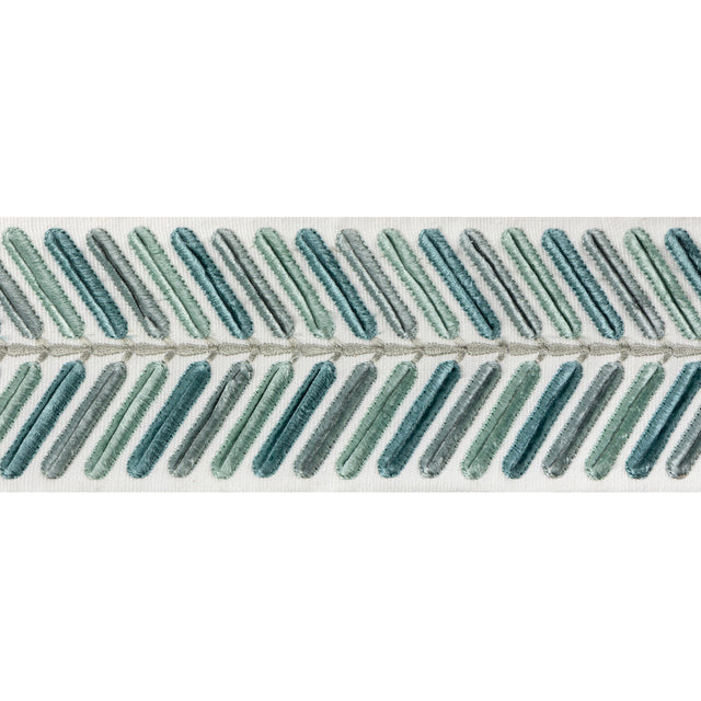 Lee Jofa WINGFIELD EMB TAPE TEAL Trim