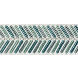 Lee Jofa WINGFIELD EMB TAPE TEAL Trim