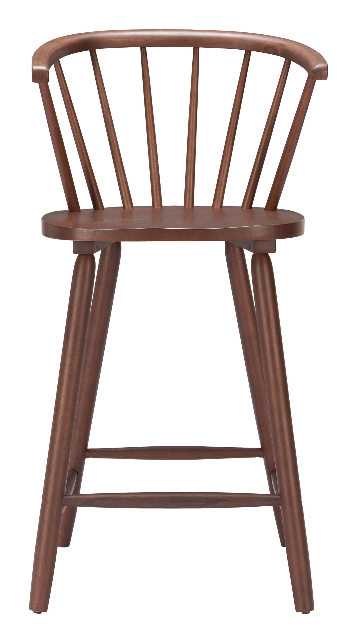 ZUO Stenger Counter Stool (Set of 2) Walnut