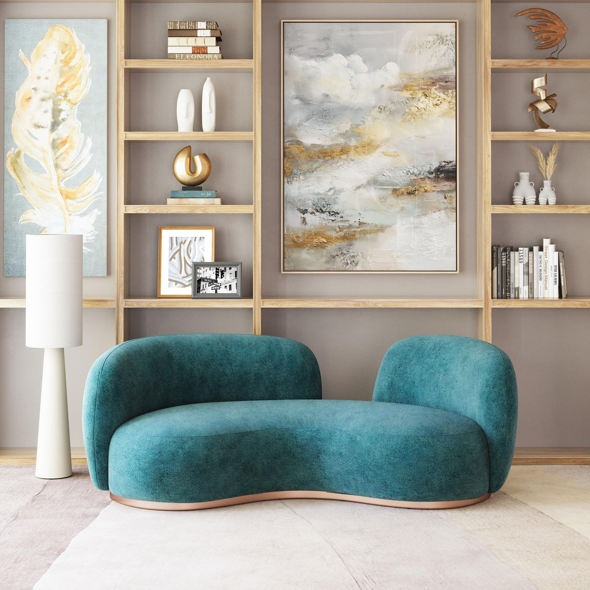 ZUO Jamela Sofa Teal