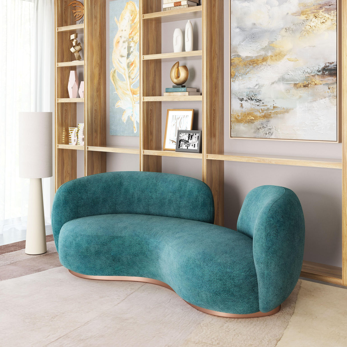 ZUO Jamela Sofa Teal