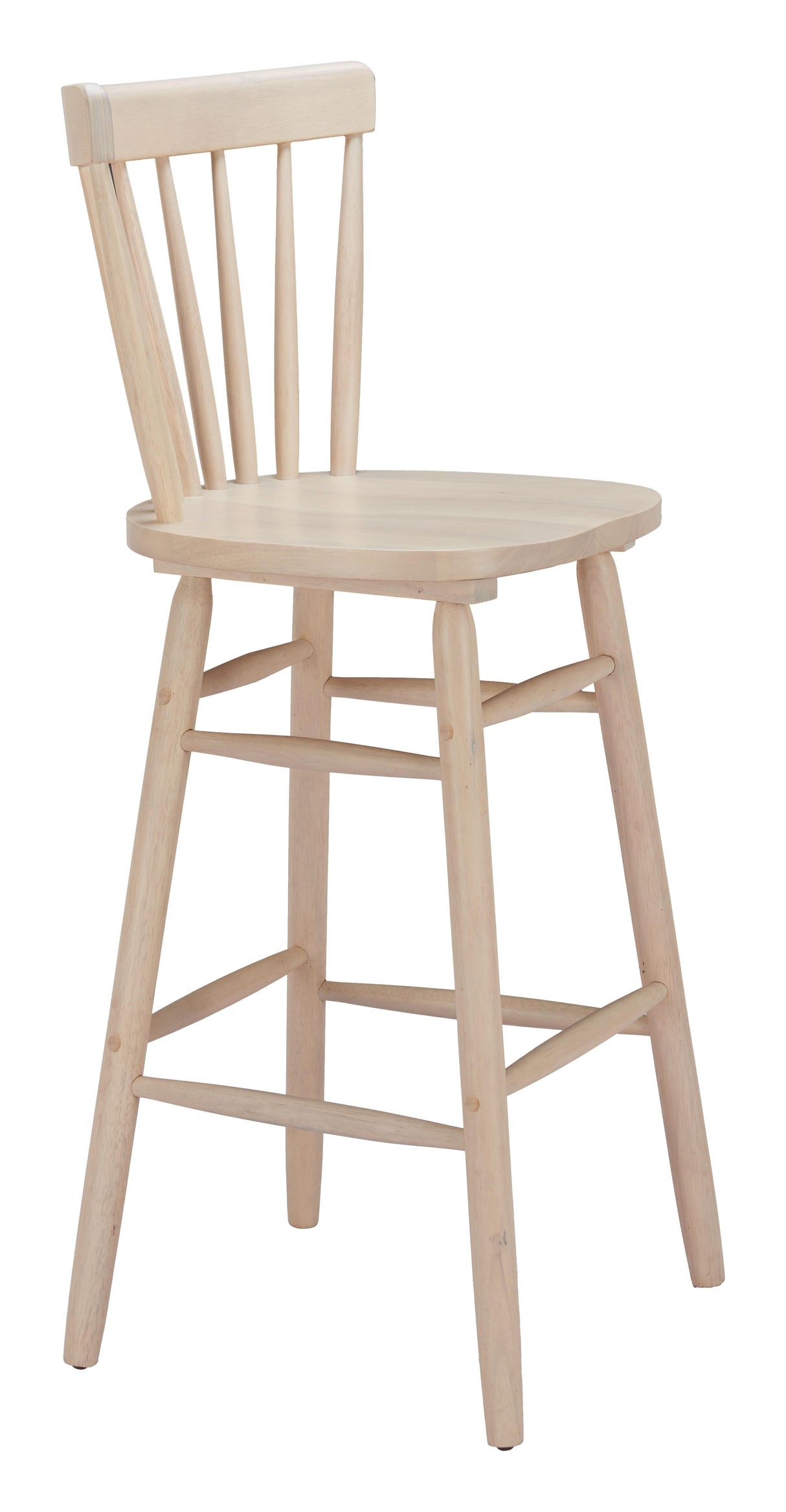 ZUO Tyce Barstool (Set of 2) Natural