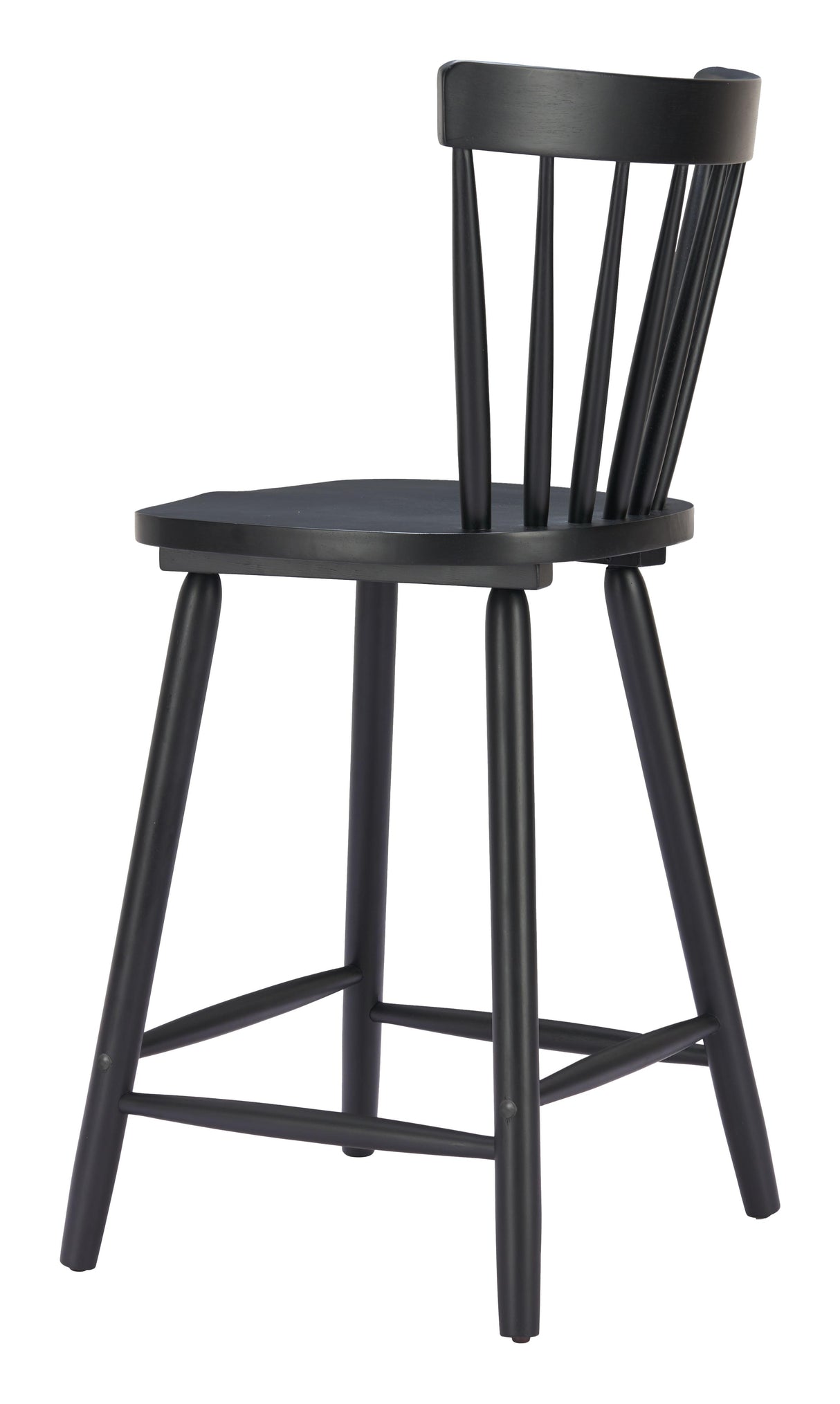 ZUO Tyce Counter Stool (Set of 2) Black