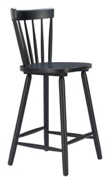 ZUO Tyce Counter Stool (Set of 2) Black