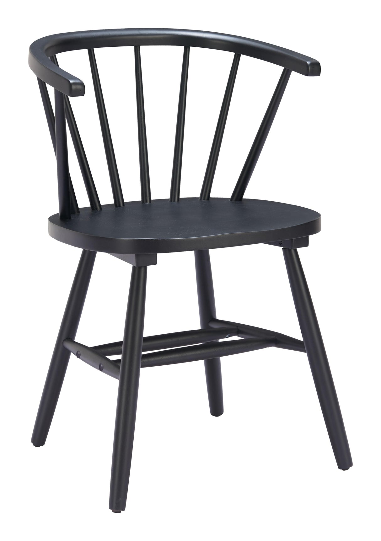 ZUO Stenger Dining Chair (Set of 2) Black