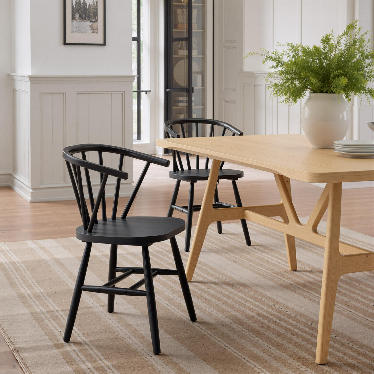 ZUO Stenger Dining Chair (Set of 2) Black