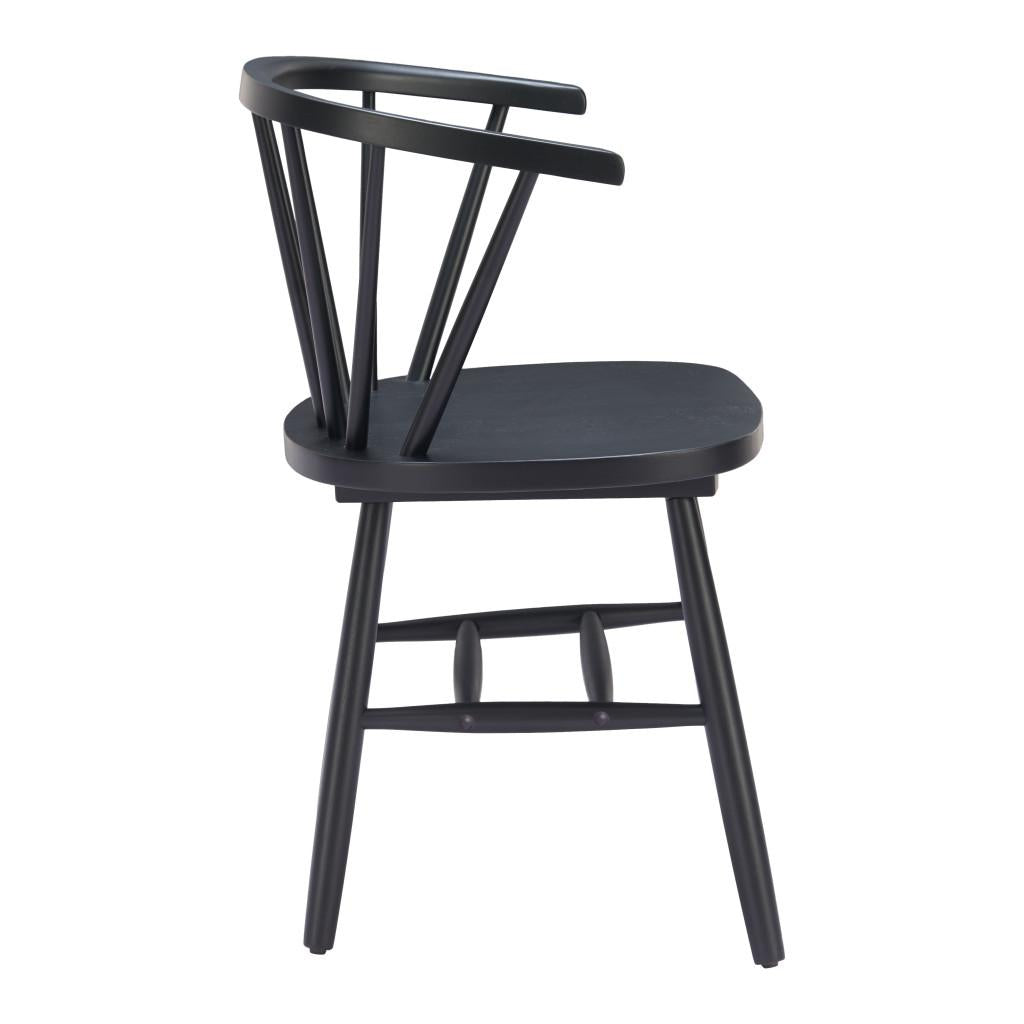 ZUO Stenger Dining Chair (Set of 2) Black
