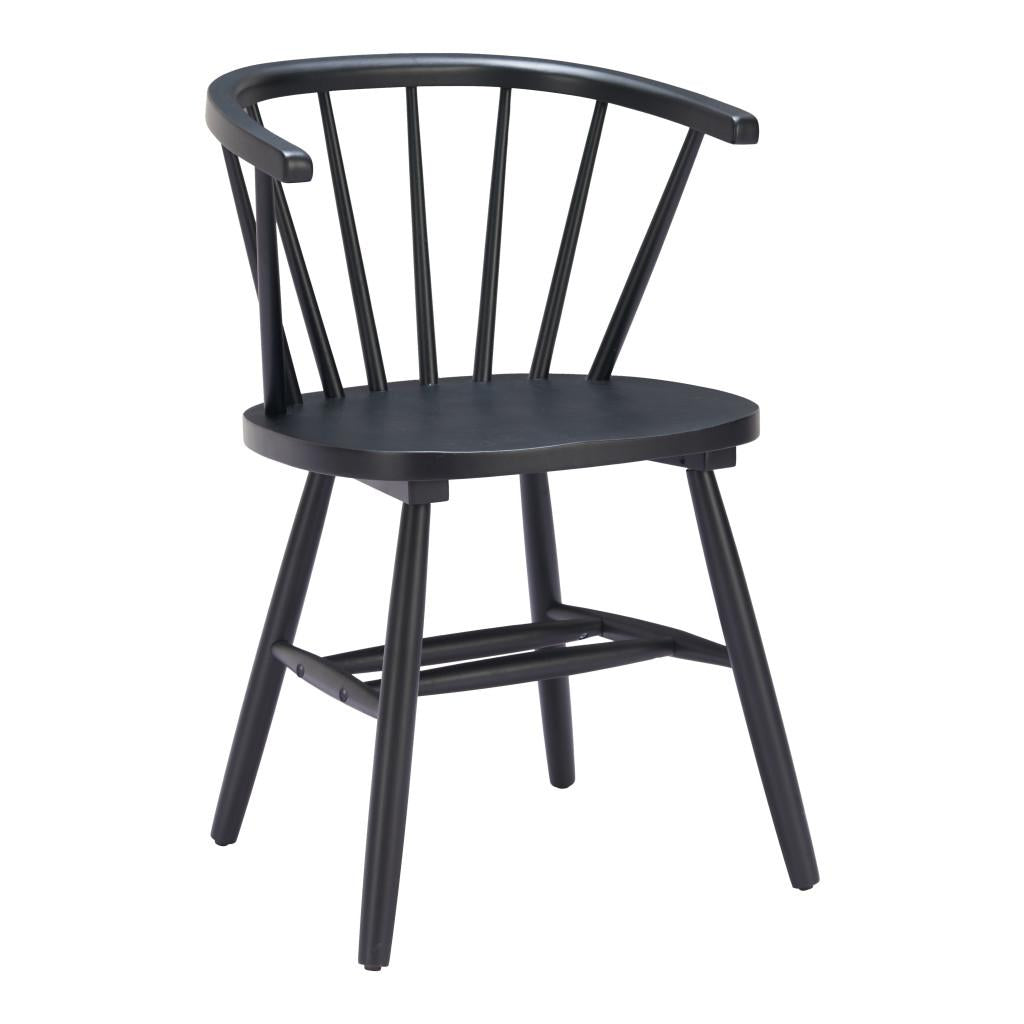 ZUO Stenger Dining Chair (Set of 2) Black