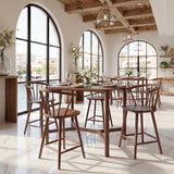 ZUO Stenger Barstool (Set of 2) Walnut