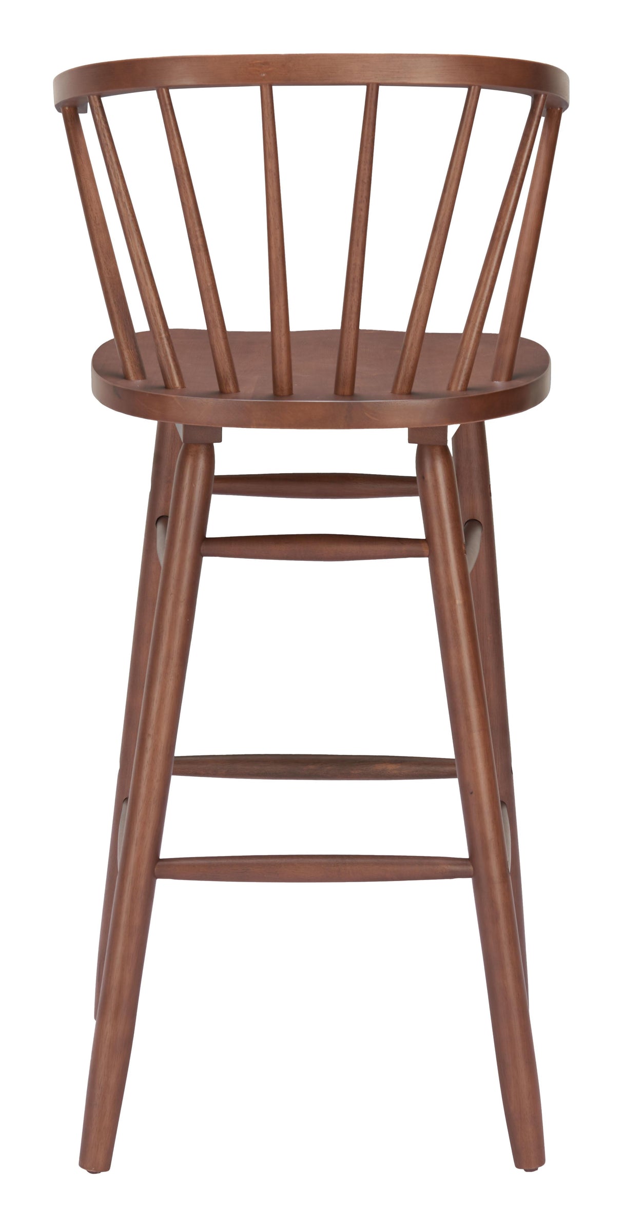 ZUO Stenger Barstool (Set of 2) Walnut
