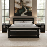 ZUO Repos Queen Bed Black