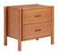 ZUO Beleza Nightstand Walnut