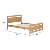 ZUO Repos Queen Bed Brown