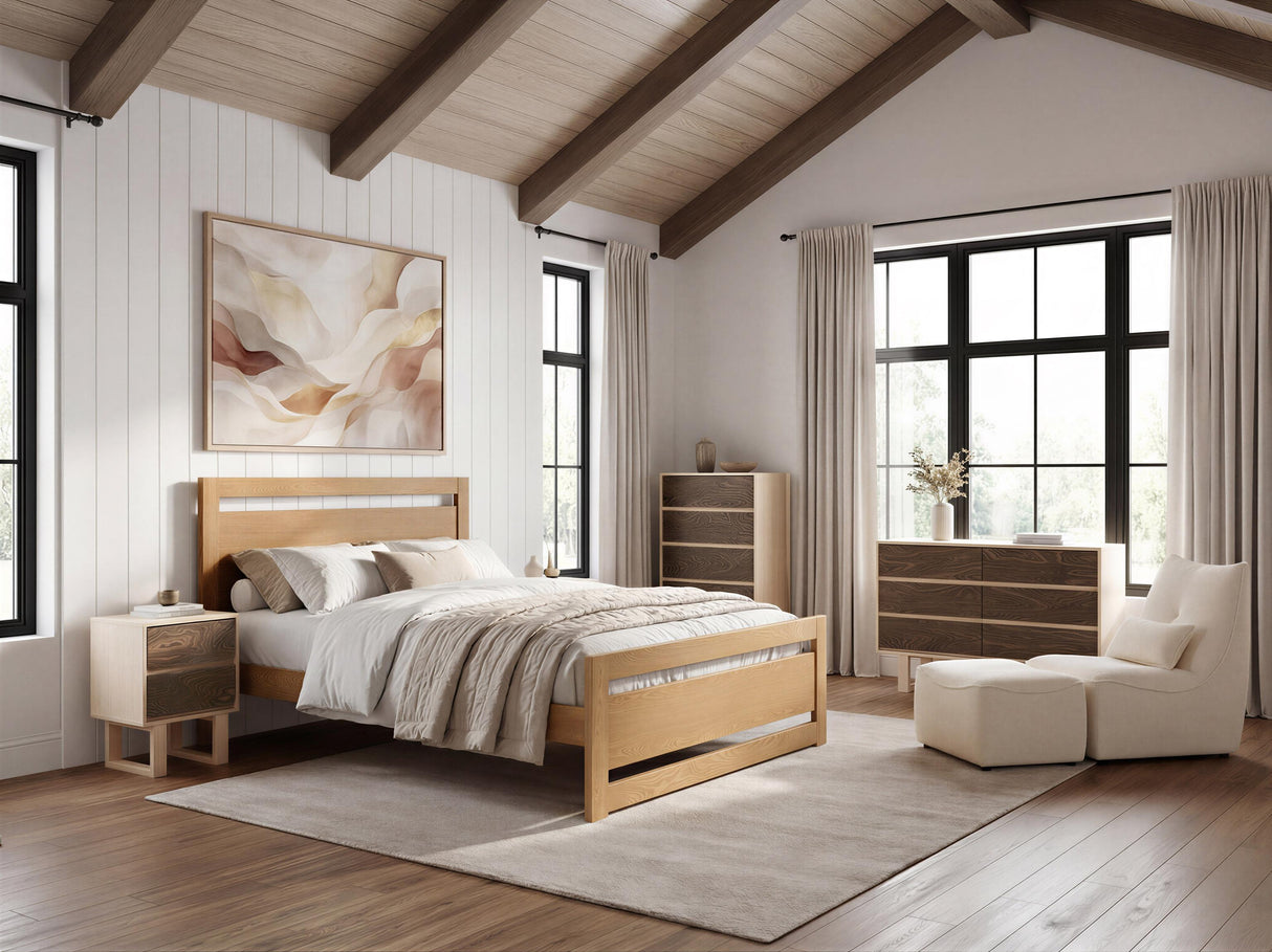 ZUO Repos Queen Bed Brown