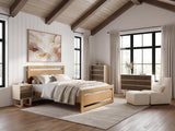 ZUO Repos Queen Bed Brown