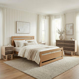 ZUO Repos Queen Bed Brown