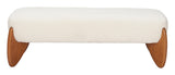 ZUO Charm Bench Ivory