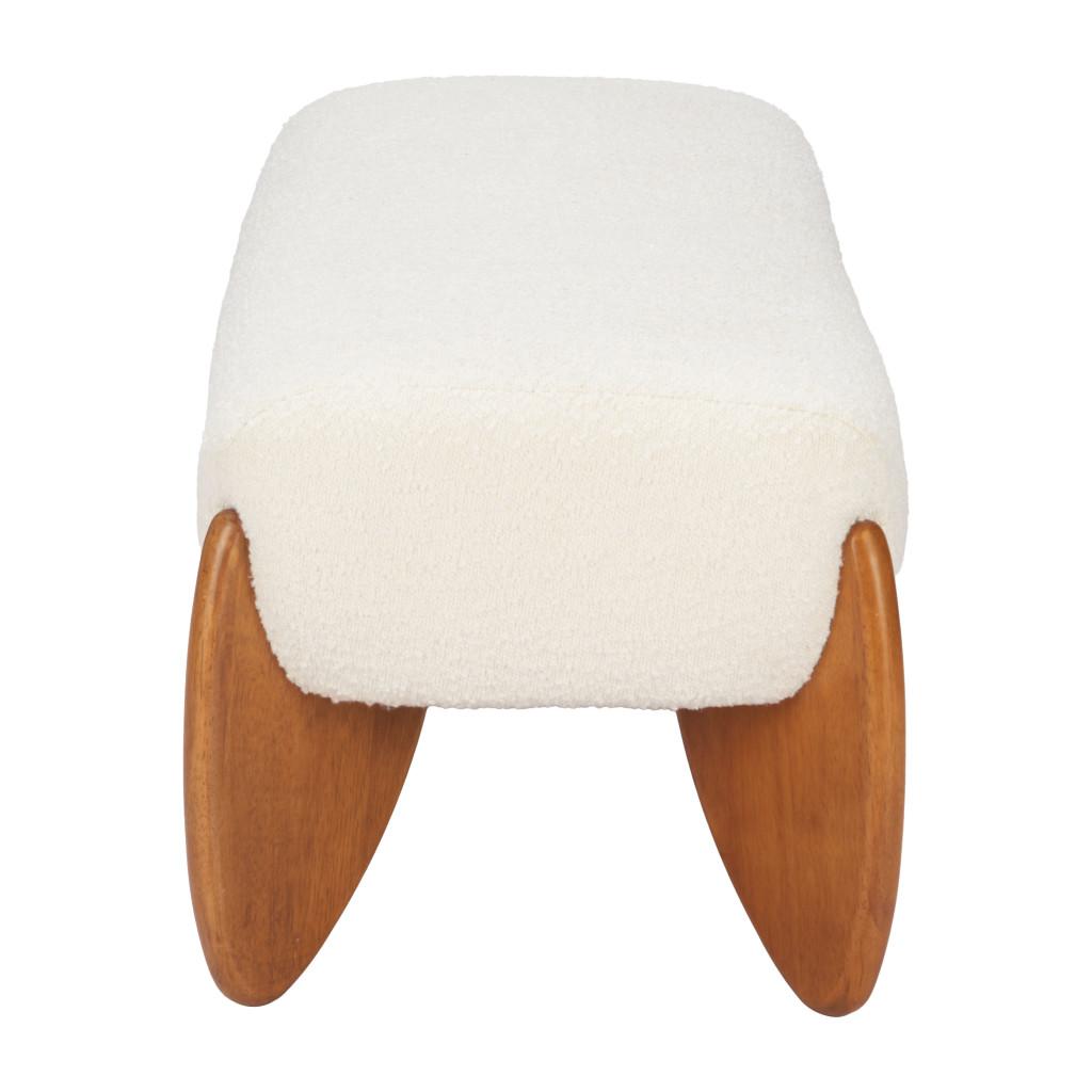 ZUO Charm Bench Ivory