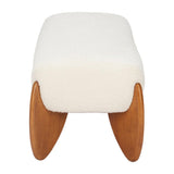 ZUO Charm Bench Ivory