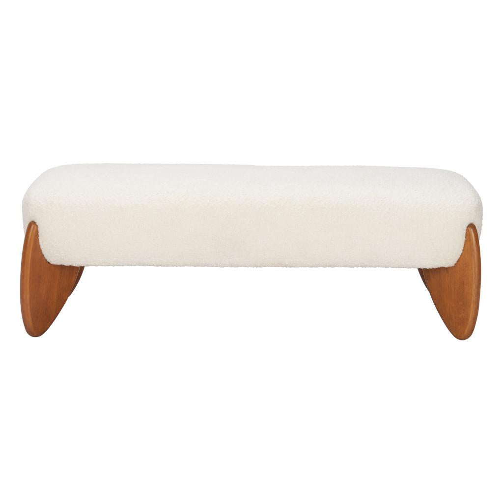 ZUO Charm Bench Ivory