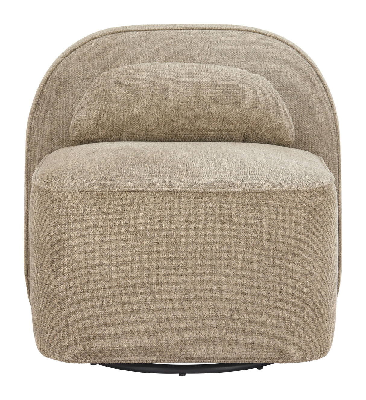 ZUO Kakao Swivel Chair Olive Brown