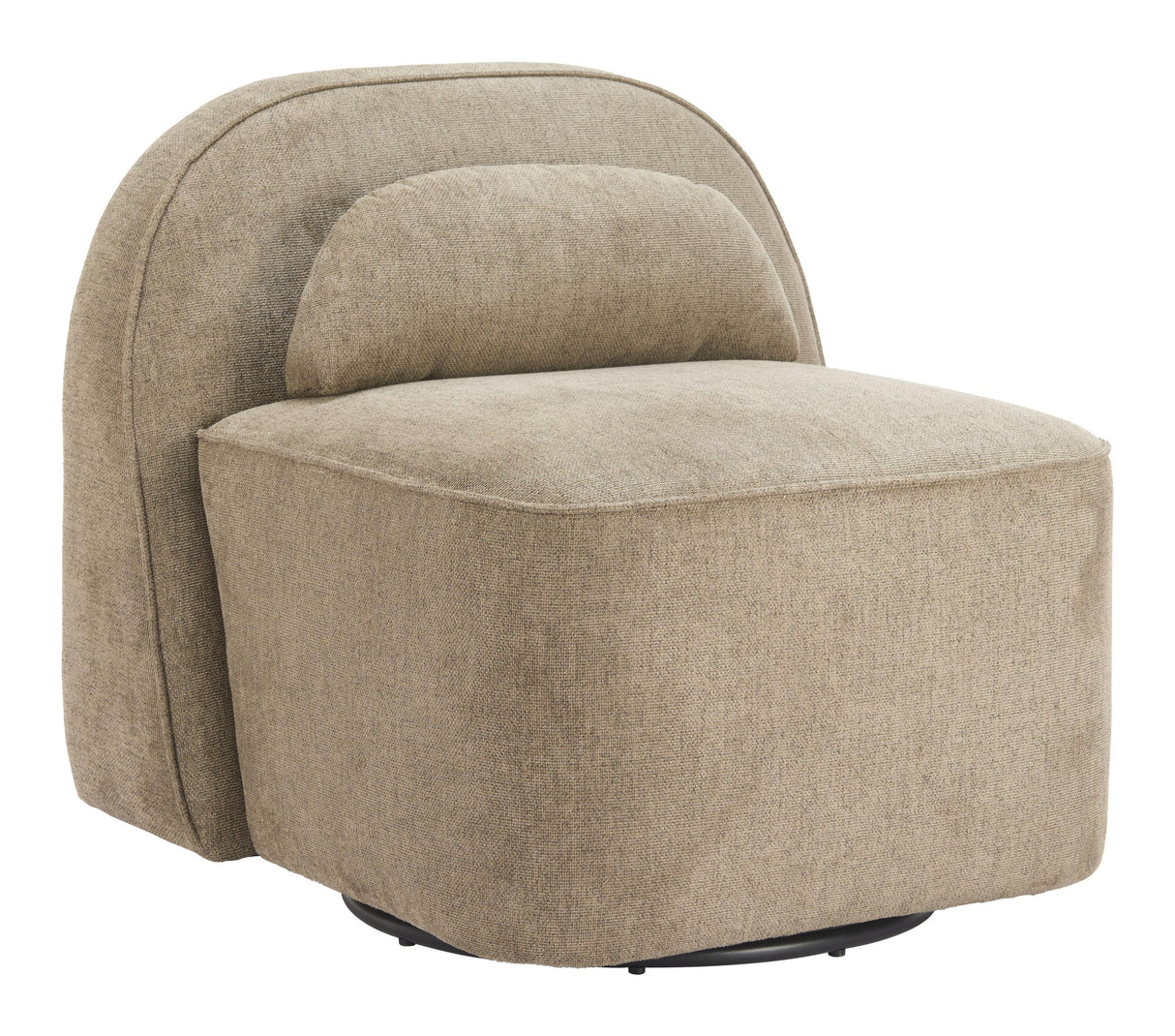 ZUO Kakao Swivel Chair Olive Brown