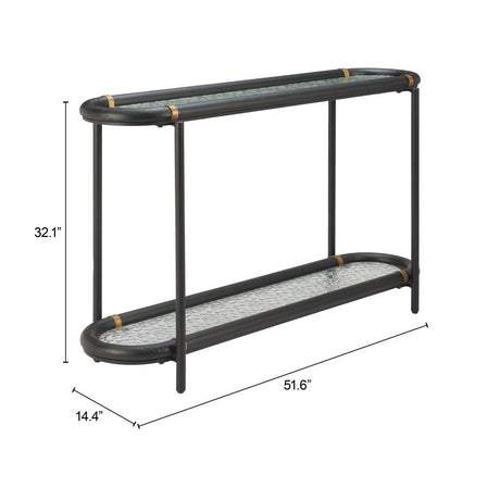 ZUO Aneis Console Table Black