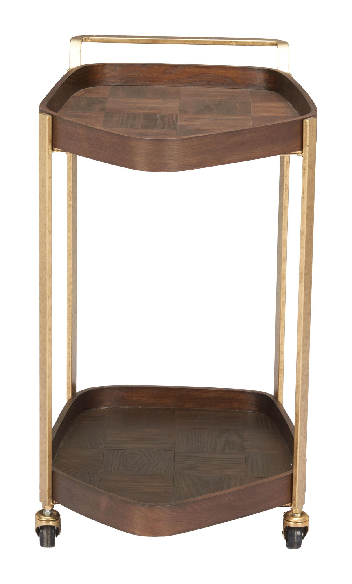 ZUO Stela Bar Cart Walnut