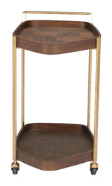 ZUO Stela Bar Cart Walnut