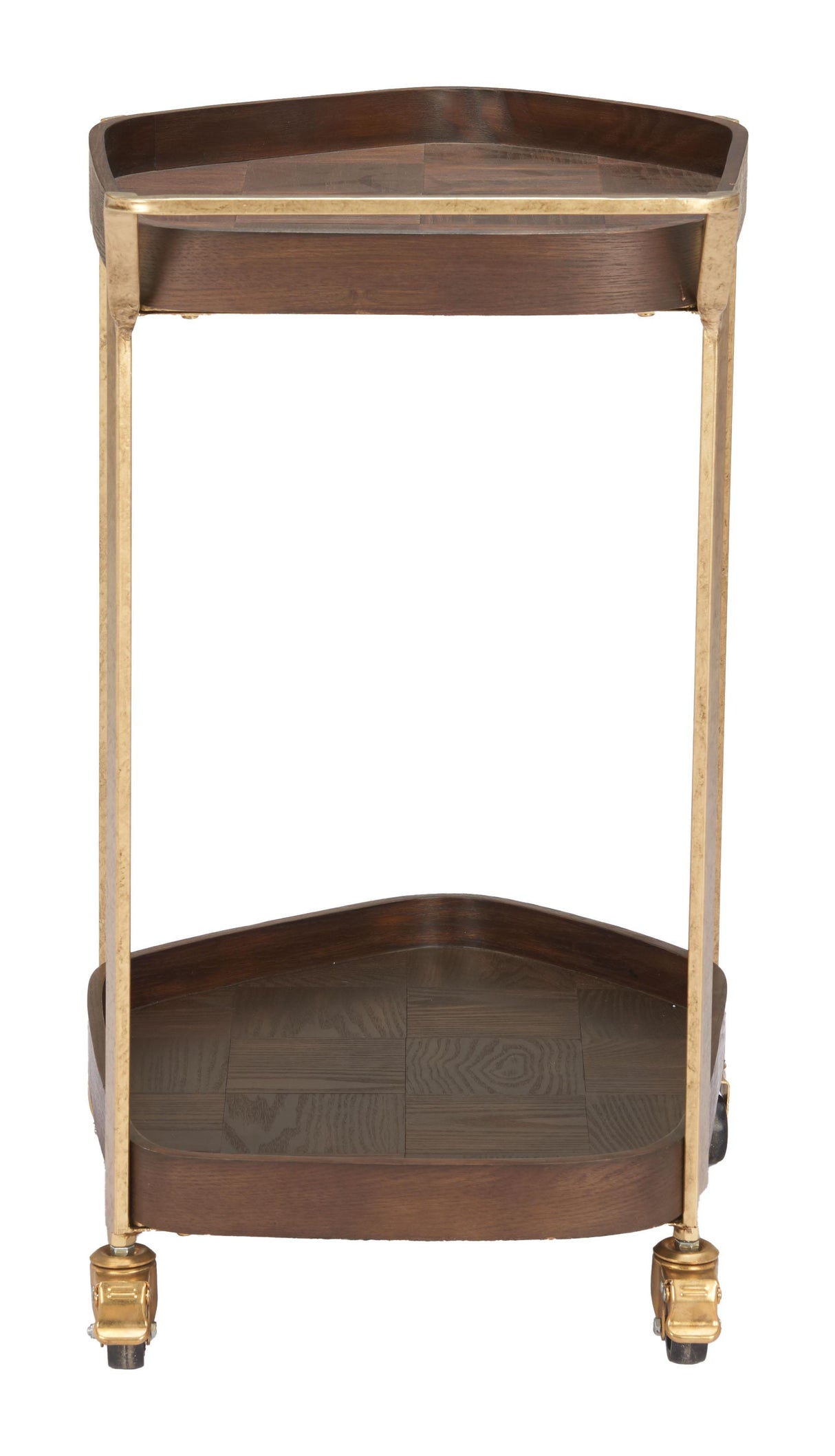 ZUO Stela Bar Cart Walnut