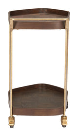 ZUO Stela Bar Cart Walnut