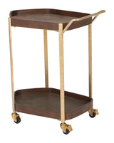 ZUO Stela Bar Cart Walnut
