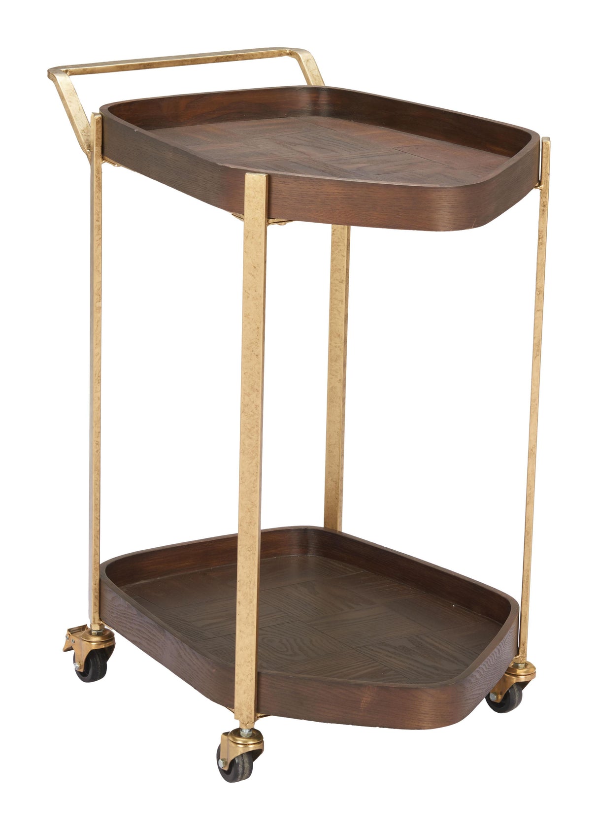 ZUO Stela Bar Cart Walnut