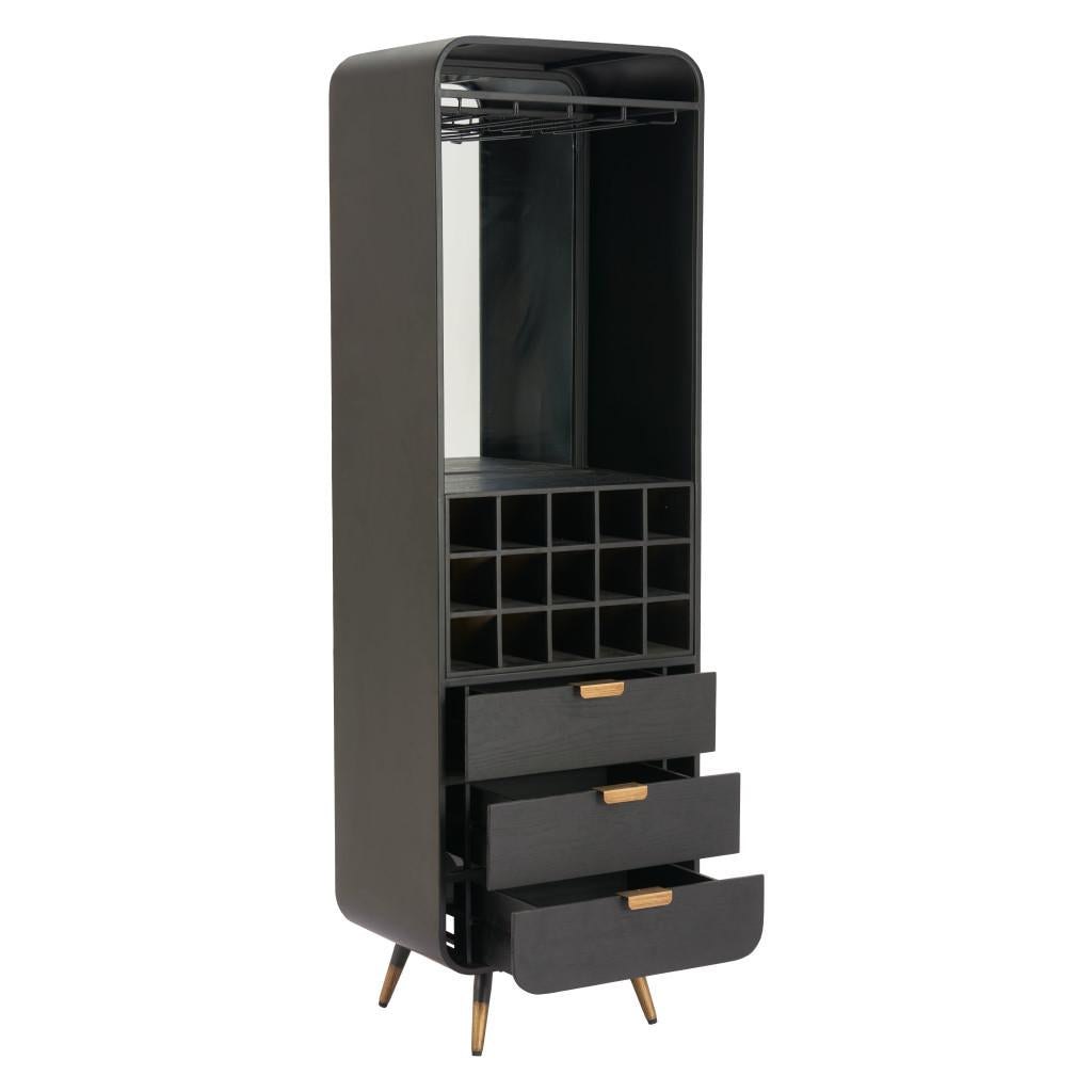 ZUO Magara Bar Cabinet Black