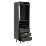 ZUO Magara Bar Cabinet Black