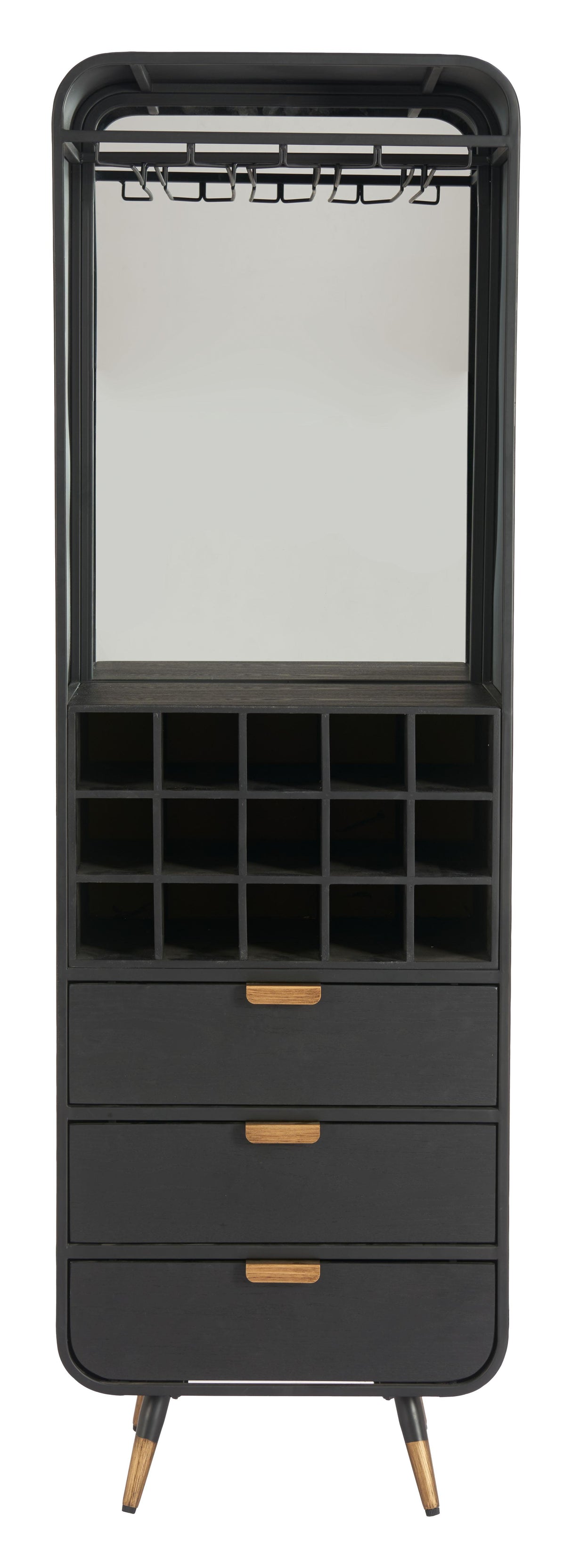 ZUO Magara Bar Cabinet Black