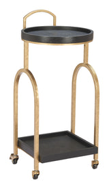 ZUO Zukei Bar Cart Black