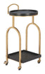 ZUO Zukei Bar Cart Black
