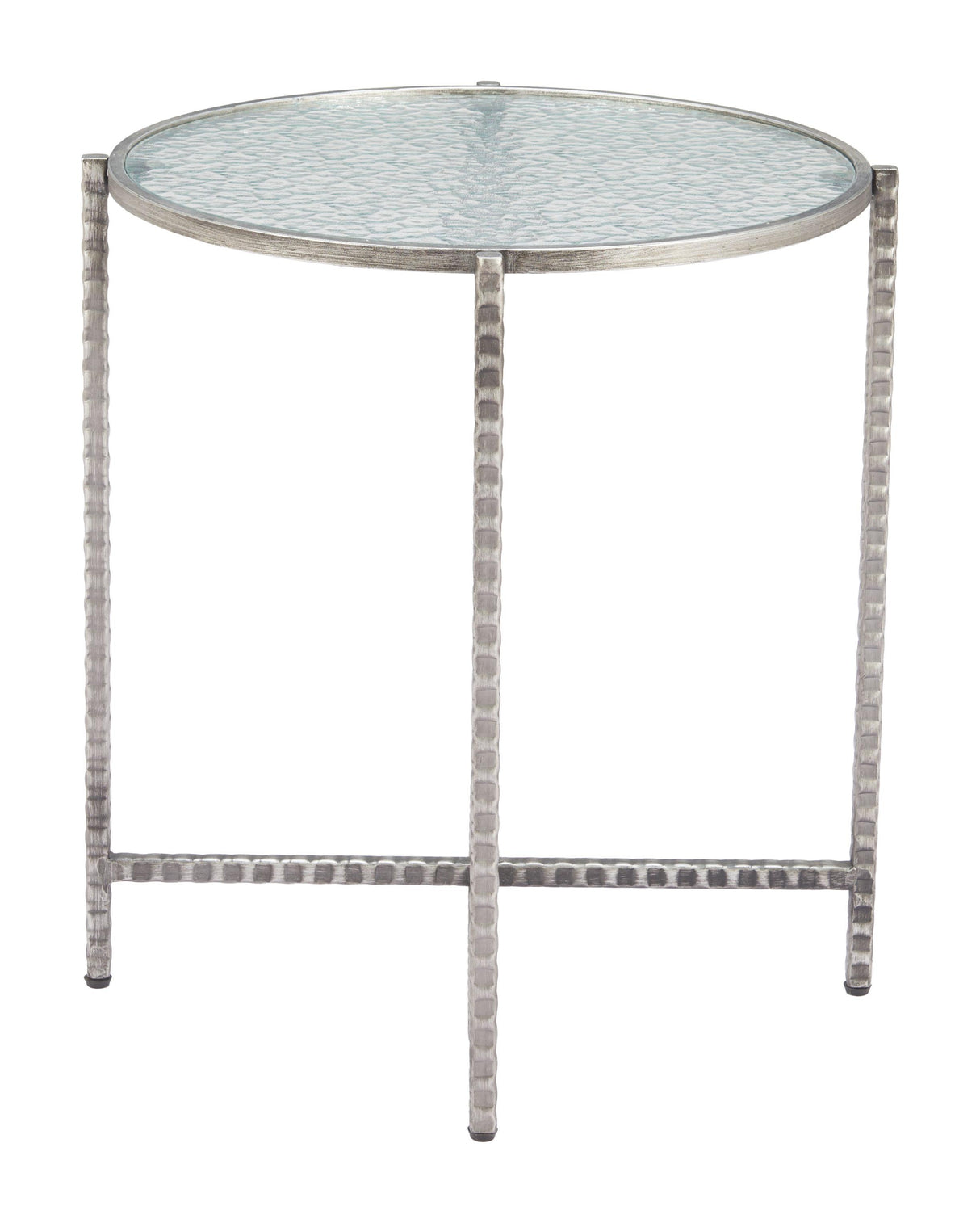 ZUO Vetro Side Table Silver