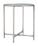 ZUO Vetro Side Table Silver