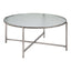 ZUO Vetro Coffee Table Silver